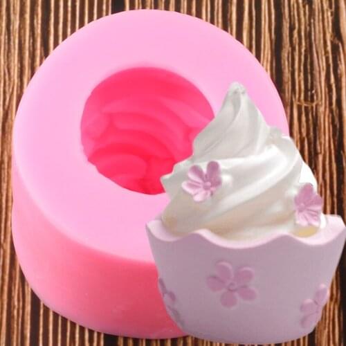 3D Craft Soap Candy Resin Clay Mold Ice Cream Silicone Molds Fondant Cake Decorating Tools Candy Chocolate Gumpaste Moulds