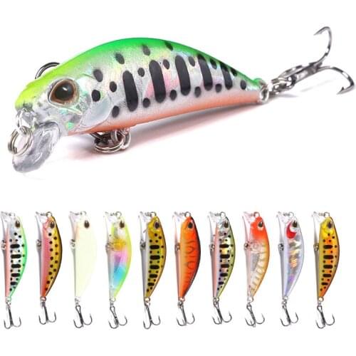 5g 5.8cm Sinking Minnow Fishing Lure Laser Hard Artificial Bait Fishing Wobblers Pike Carp Bait Crankbaits Fishing Tackle