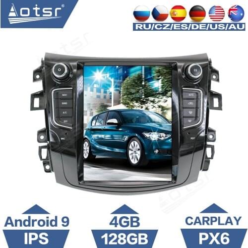 For Nissan NP300 Navara 2014 2020 PX6 Android 9 Car Radio Coche Car Multimedia Player GPS Navigation DSP CarPlay 2 Din AutoRadio