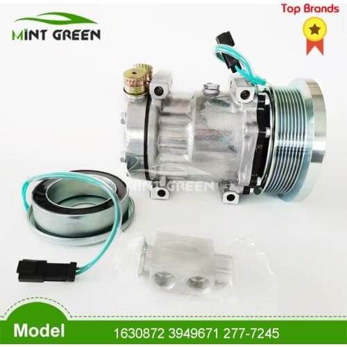 Auto ac a/c air compressor For Car Caterpillar trucks 8PK 24V 1630872 3949671 277-7245 Sanden SD7H15 4769 4301 4302 4840 4355
