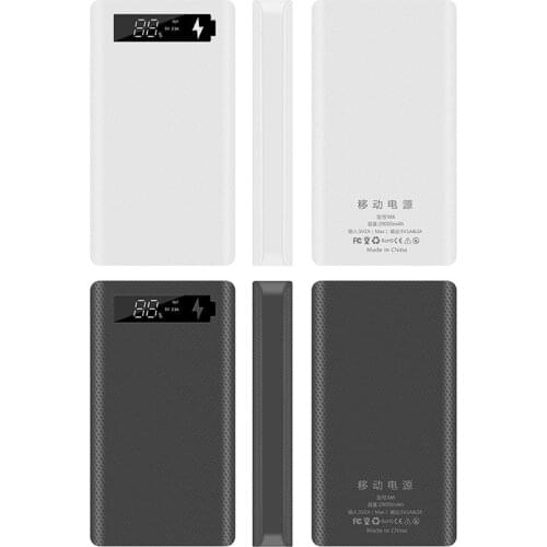 LCD Display DIY 6x18650 Battery Case Power Bank Shell Charger Box Accessories