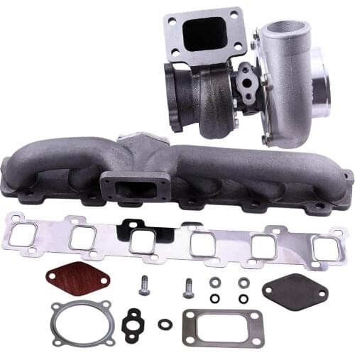 GT3582 Turbine For Nissan Patrol 4.2L TD42 GQ Y60 Y61 Turbo Turbocharger + Exhaust Manifold Kit 7.5psi - 14.53 psi
