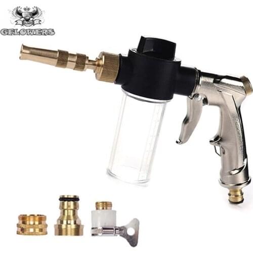 Hot Selling High Pressure Water Gun Car Washer Hose Sprayer Gardening Watering Sprinkler Sprinkling Foam Cleaning Water Gun