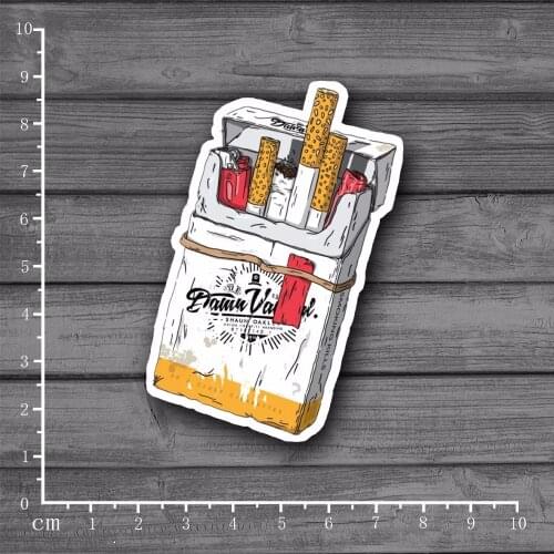 May I smoke? Waterproof PVC Laptop Stationery Sticker Car Styling Home decor jdm Decal For kid Toy Suitcase Stickers[single]
