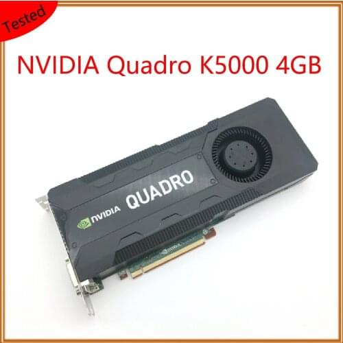 Quadro K5000 4GB For NVIDIA Professional Graphics Card for 3D Modeling, Rendering, Drawing, Design, Multi-screen Display