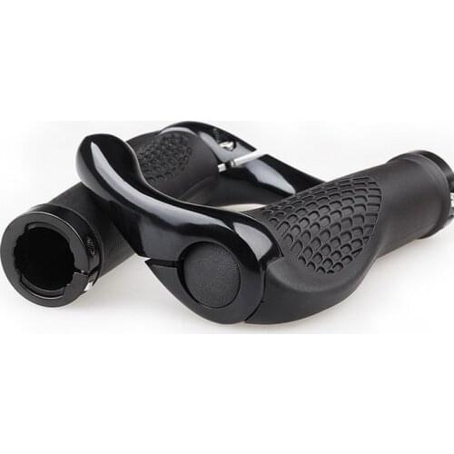 Wholesale Mountain Bicycle Handlebar Aluminum Alloy Bike Vice handle Bilateral Locked Bicycle handgrip