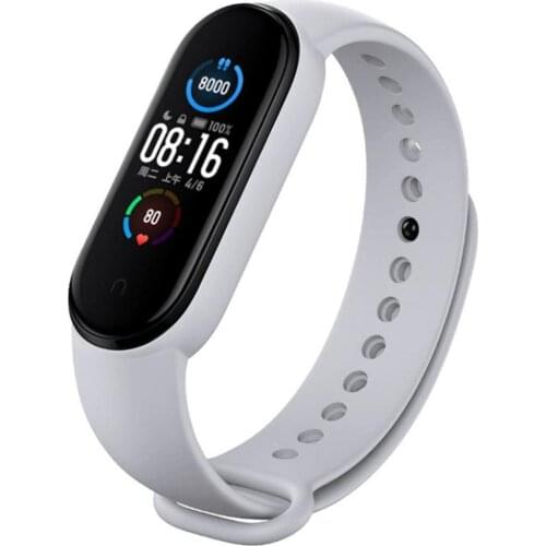 Replacement Wristband Suitable For Xiaomi 5 Solid Color Strap Round And Soft Strap High Temperature Resistance