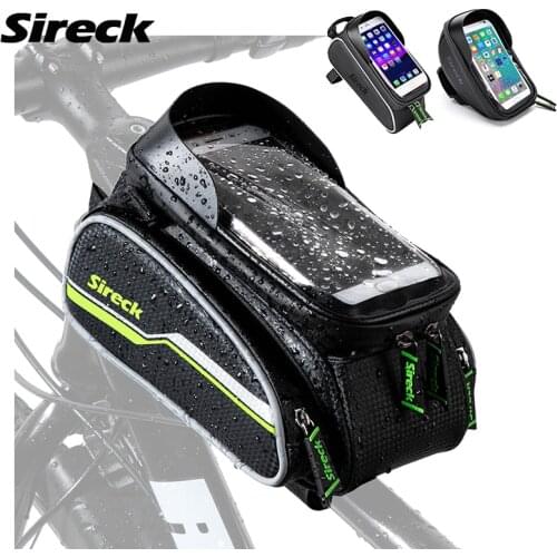 Sireck Waterproof Bike Phone Holder 6.0 inch Bicycle Phone Mount Stand Cycling Handlebar Smart Mobile GPS Stand Support