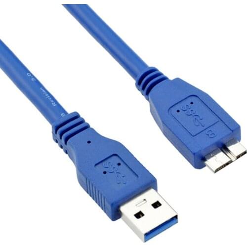 USB 3.0 High Speed Type A to Micro B Cable USB3.0 Data Sync Cord for External Hard Drive Disk HDD Samsung Note3 S5