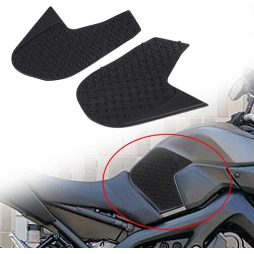 Tank Traction Pad ​1 Pair Anti-Slip Gas Tank Traction Pad Knee Grip Sticker Tank Traction Pads For Yamaha MT-09 FZ-09 2014-2016