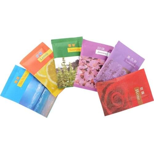 10pcs Natural Sachet Aromatherapy Bag Hanging Fragrant Sachet For Wardrobe Closet Car Fragrance Air Freshening Home Scents