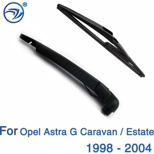11" Rear Wiper Blade & Arm Set Kit For Opel Astra G Caravan / Estate 1998 - 2004 Windshield Windscreen Rear Window