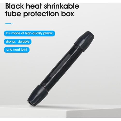 150pcs Drop cable protection box Optical fiber Protection box small round tube heat shrink tubing to protect fiber splice tray
