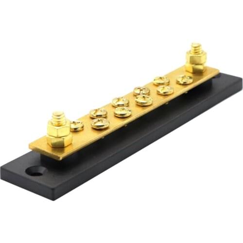 2 Pieces Large Current Bus Bar 150A 10-Point Busbar Power Distribution Block