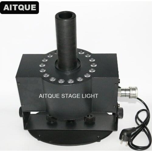 4pcs 2018 New Design Somke Machine Stage Effect Fog Equipment CO2 Machine RGB 18X3W