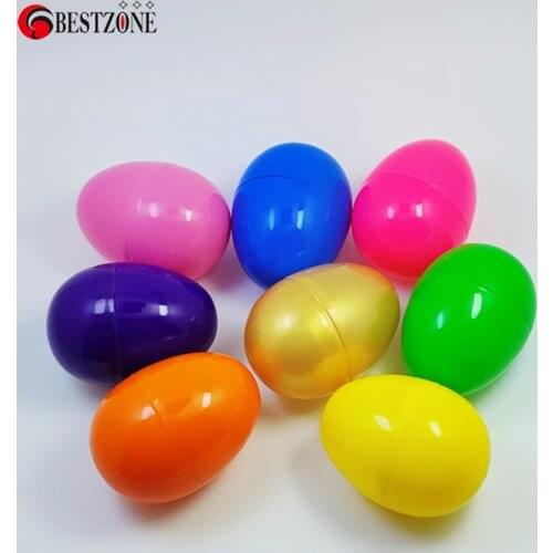 50PCS 47*63MM Easter Eggs Plastic Toy Capsules Can Open For Kids Friends Wedding Birthday Party Gift Favor Home Decorations DIY