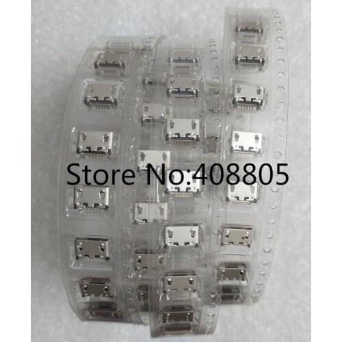 500pcs/lot Micro USB Charger Charging Connector DC Jack Port socket For Lenovo IdeaTab A3000H A3000 A3000H, HK free ship