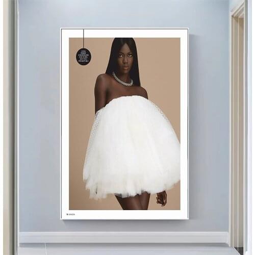 Adama Jobe Sexy Model Pretty Girl Swimsuit Pose Wall Silk Cloth HD Poster Art Home Decoration Gift