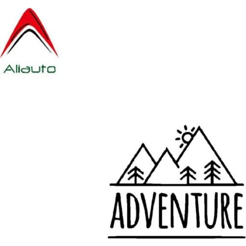 Aliauto Fashion Car Sticker Adventure Mountains Waterproof Vinyl Decals for Motorcycle JDM Smart Fortwo Ford Focus,18cm*15cm