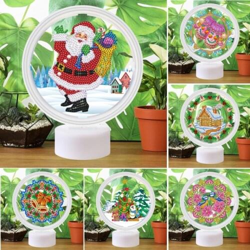 DIY Diamond Painting 5d Diamond Embroidery Kit Luminous Decorative Painting Symphony Neon Christmas Decoration