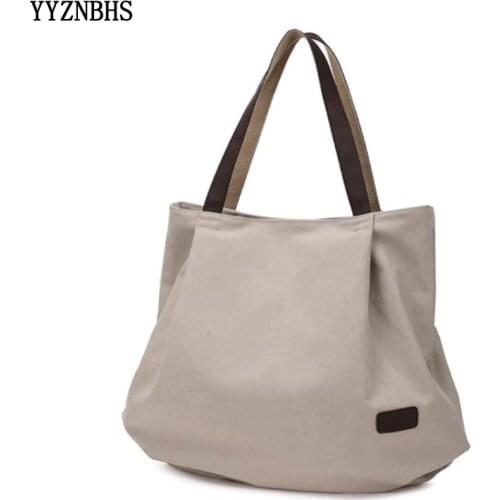 Brand Canvas Bags Women Large Capacity Casual Tote Bag Women Handbag Shopping Shoulder Bag Ladies Hand Bags Bolsas Feminina 2020