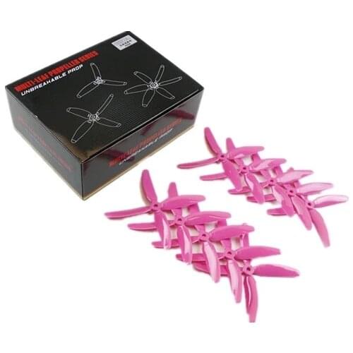KINGKONG/LDARC 10 Pairs Kingkong 5x4x4 5040 5 Inch 4-Blade Propeller CW CCW for FPV Racer