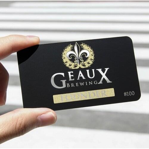 High-grade metal business card metal membership card stainless steel business card custom creative personality metal card VIP ca