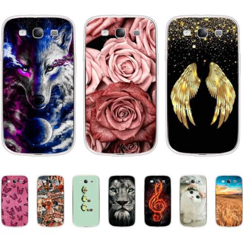 Soft TPU Silicone Case For Samsung Galaxy S3 Case Cover i9300 Case for Samsung S3 Case Silicone Cover cute Cat
