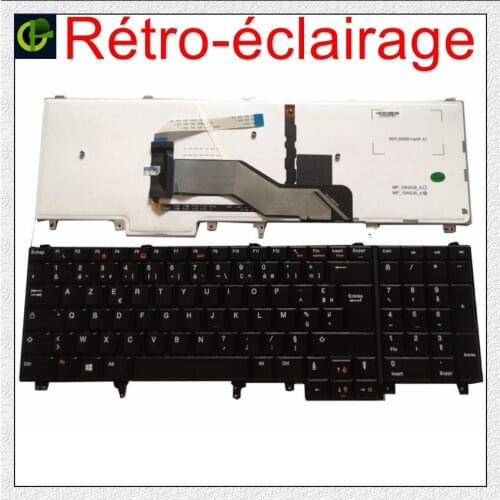New French Backlit Azerty Keyboard for Dell Latitude E6520 E5520 E5530 E6530 E6540 M4700 M6700 E5520M M4600 M6600 M6800 FR