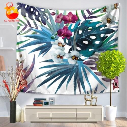 Personalized Creative Plants And Flowers Tapestry Beach Towel Sitting Carpet