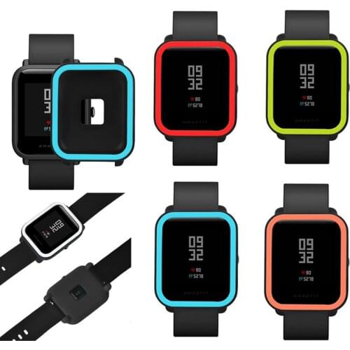 Anti-shock Soft Silicone Protection Full Case Cover for Huami Amazfit Bip Youth Watch Wearable Decives Smartwatch relogio
