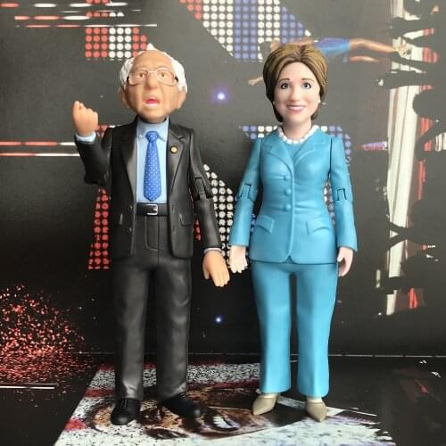 Pvc figure HilarySanders Presidentialcandidate model 2pcs/set