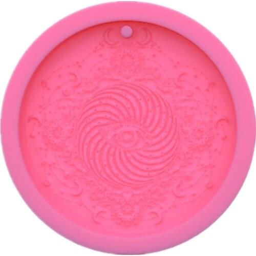 Evil Eye Listing Keychain Silicone Mold with Hole Keyring Pendant Handmade Mold Valentines Day Gift Jewelry