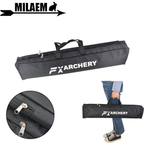 1pc Archery Recurve Bow Longbow Canvas Bow Bag Double Layer Portable Protector Waterproof Handbag Hunting Shooting Accessories