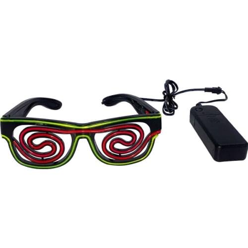 Led Spiral Party Luminous Glasses Night Party Bar Luminous Disco Party Halloween Atmosphere Cheer