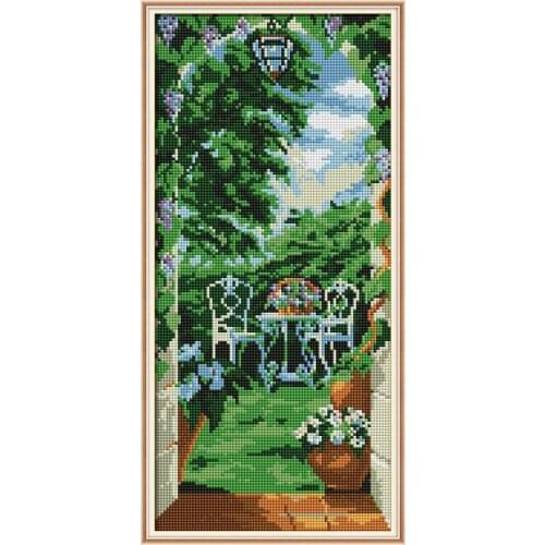 Everlasting Love Courtyard Scenery Chinese 5d Diamond Painting Full Square Christmas Decorations For Home Wedding Halloween Gift