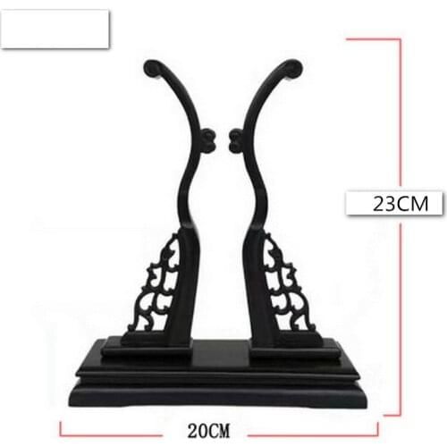 Tuanfan wood carving base classical purple light sandalwood wing tuanfan furnishes table screen