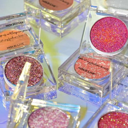 Hold Live Colorful Monochrome Eye Shadow Polarized Diamond Shiny Pearly Lustre Star Makeup Shiny Eye Shadow