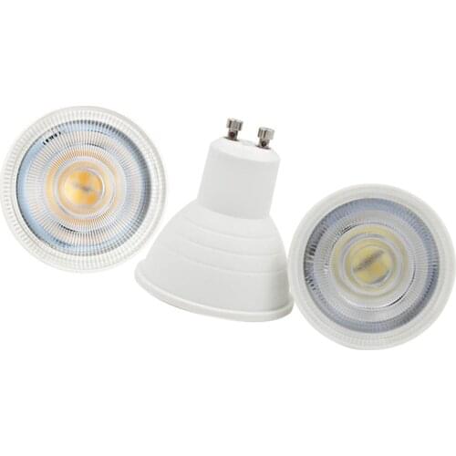 10pcs/lot LED Spotlight MR16 GU10 LED Bulb 220V 6W Spot light Fireproof Plastic Aluminum MR16 LED lamp Indoor Downlight lighting