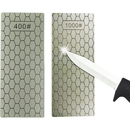 400/1000Grit Stone Cutter Scissors Sharpener Whetstone Kitchen Sharpening Tool