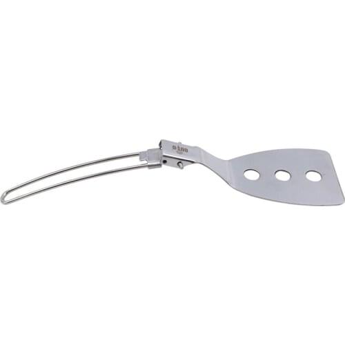 Nonstick Stainless Steel Handle Slotted Turner Pot Shovel Baking Cook Kitchen Tool Spatula Frying Fish Shovel With Long Handle