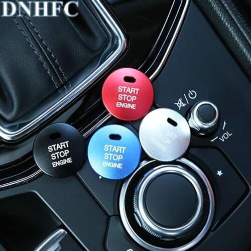 DNHFC ABS start stop engine Protect decorative sequins For MAZDA CX-5 CX5 KF 2nd Generation 2017 2018 Car Styling