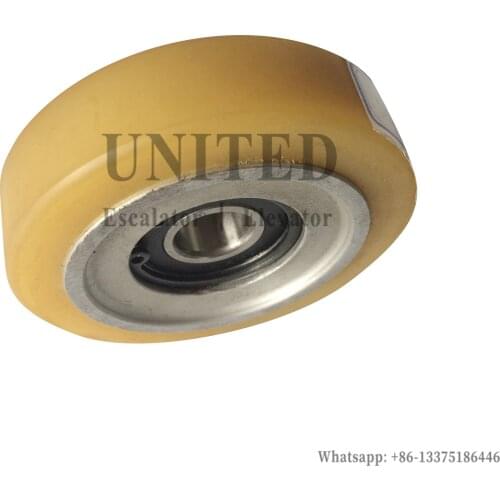 Escalator Step Chain Roller OD80mm W22mm 6202RS