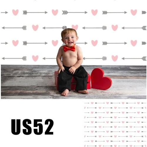 Valentines Day Love Hearts Arrows Backdrops Photo Booth Background Baby Photography Studio Portrait Wallpaper Party Decors Favor