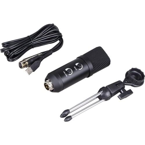 USB Condenser Recording Microphone for Laptops Windows Cardiooid Studio for Recording Vocals, YouTube