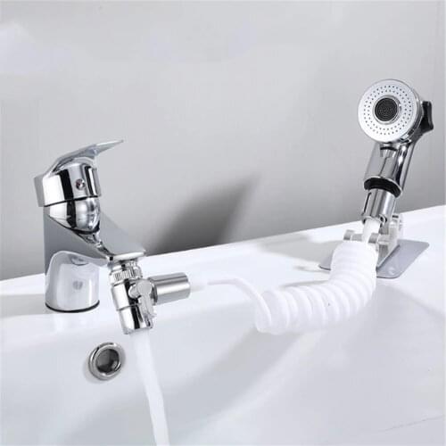 Washing Head Faucet Sprayer Handheld Sink Tap for Washing Hair Head Faucet Toilet Bidet Bathroom Pet Dog Cat Child Shower Access