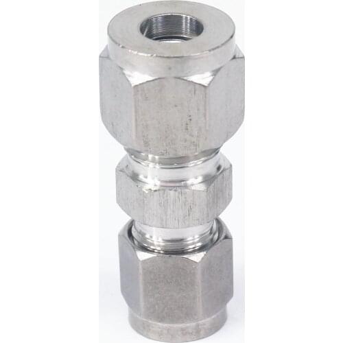 Fit Tube O/D 6mm To 8mm Reducer 304 Stainless Steel Sleeve Ferrule Pneumatic Connector Adapter