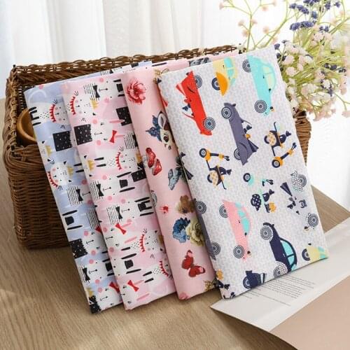 Bedding Fabric Print Cotton Fabric For Sewing Childrens Clothes P15-TJ1238