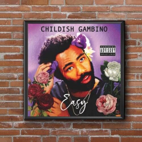 Easy Childish Gambino Music Album Cover Poster Music Singer Star Canvas Poster Wall Painting Home Decoration ( No Frame )