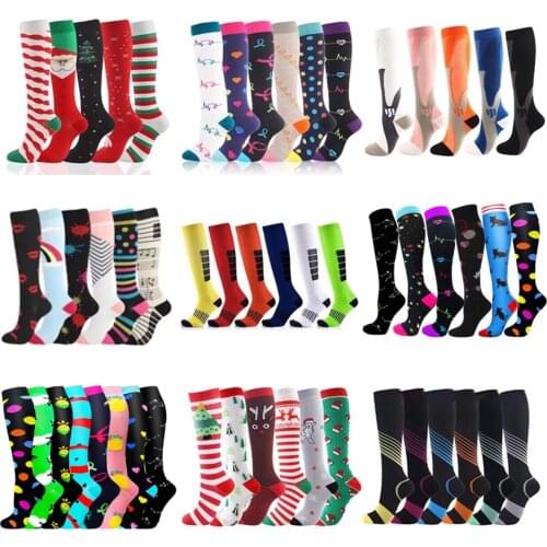Dropship Compression Stockings Socks Dozen Varicose Veins Nurse Socks Men/women Pack Unisex Sports Socks Football Running Socks